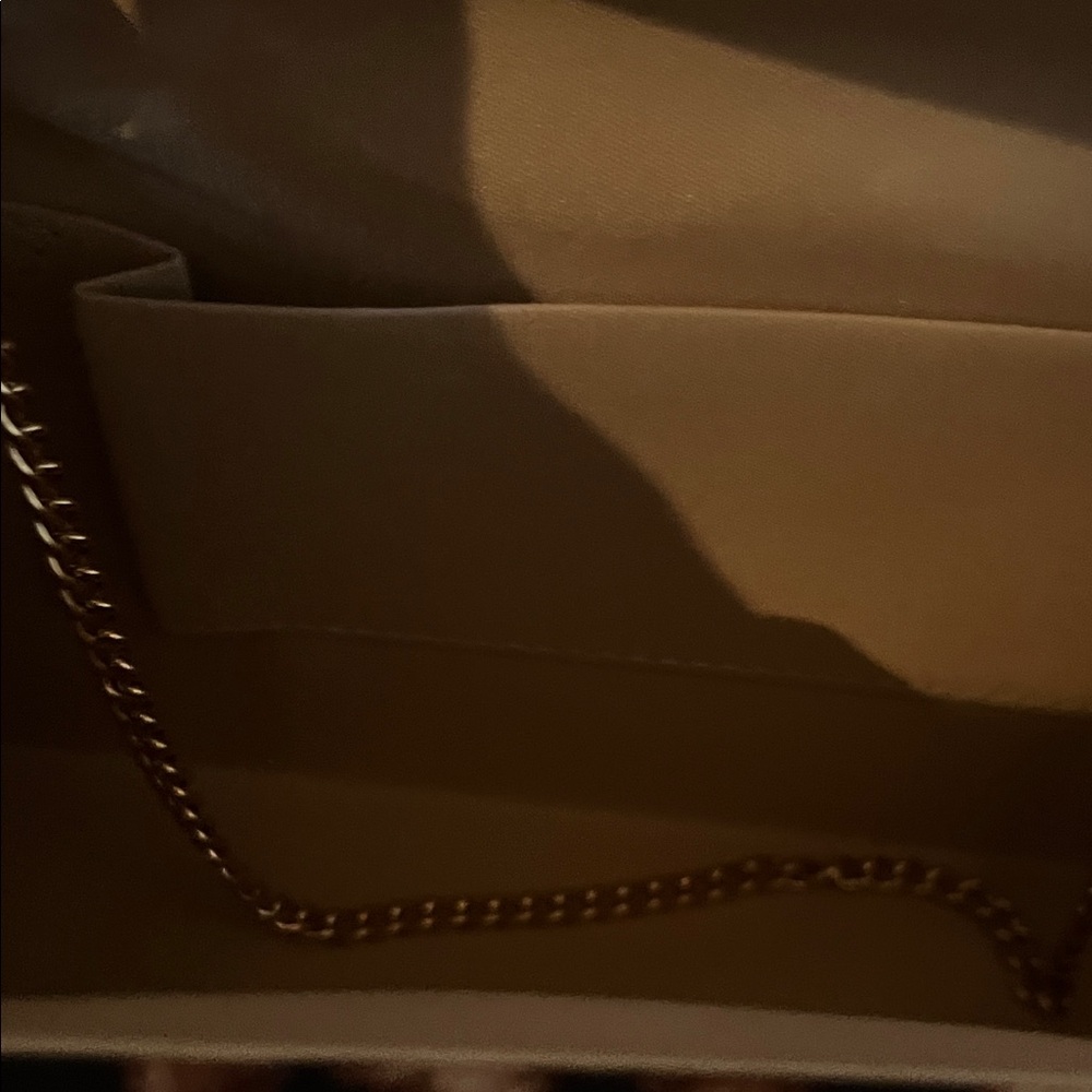 Leopard Print Clutch with Tortoiseshell Handles - Picture 8 of 11